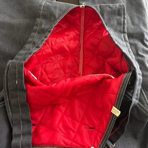 Vintage Mens Oshkosh B'gosh Insulated Denim Overalls Size Large / 36 x 32 - Picture 5 of 11